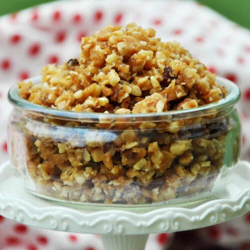 Krokant selber machen ohne Zucker Rezept