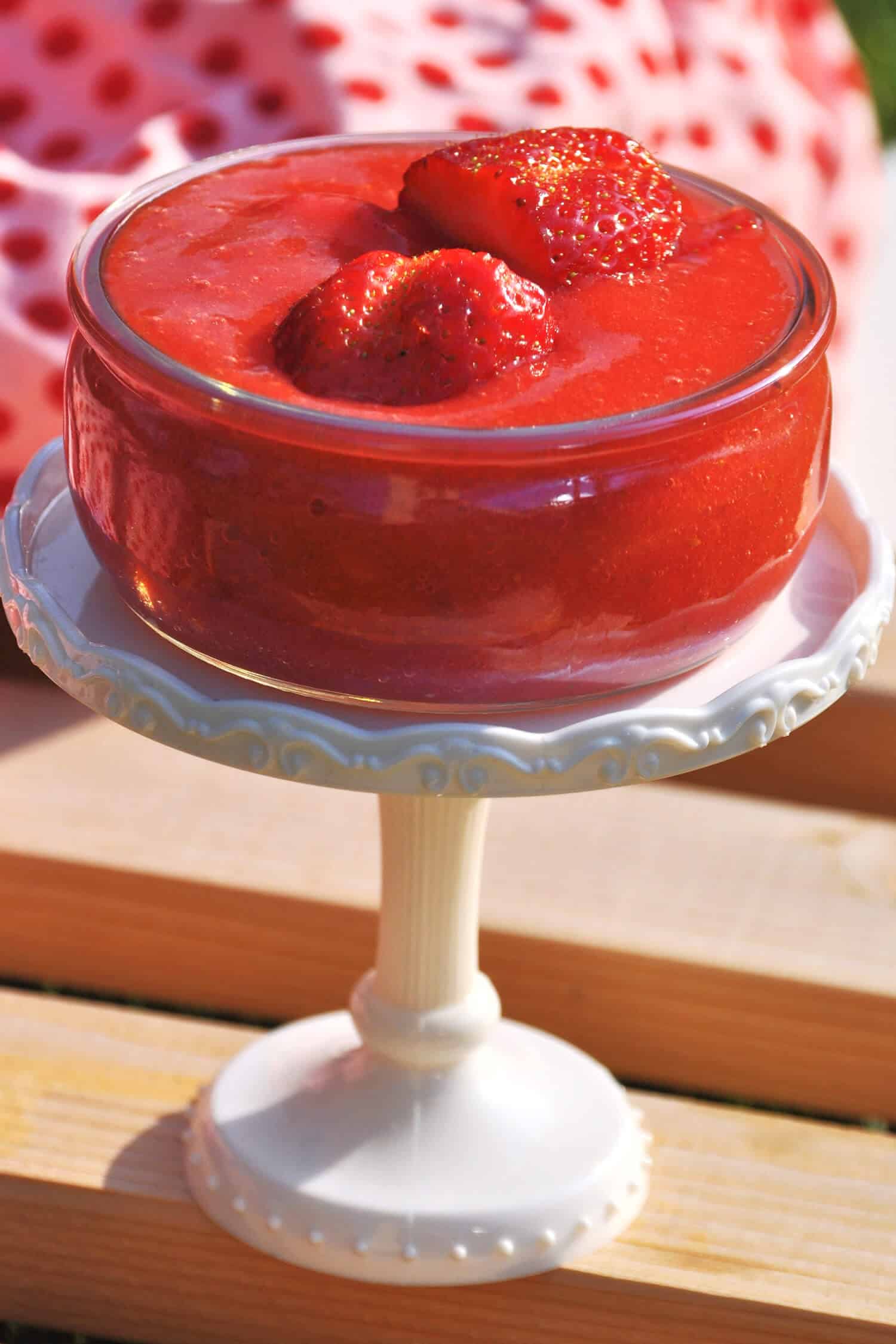 Low Carb Marmelade Rezept mit Erdbeeren