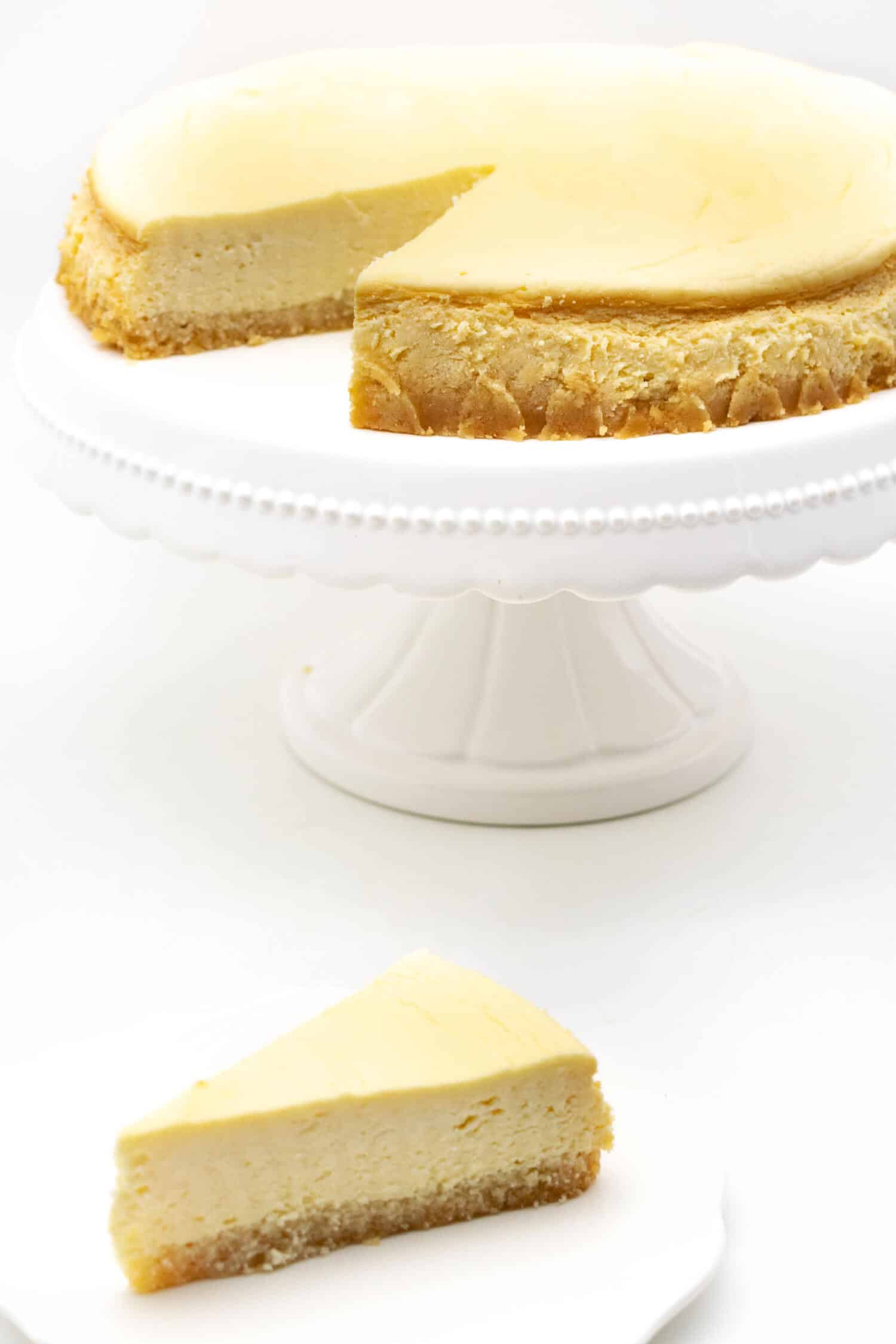 Cremiger Low Carb New York Cheesecake ohne Zucker