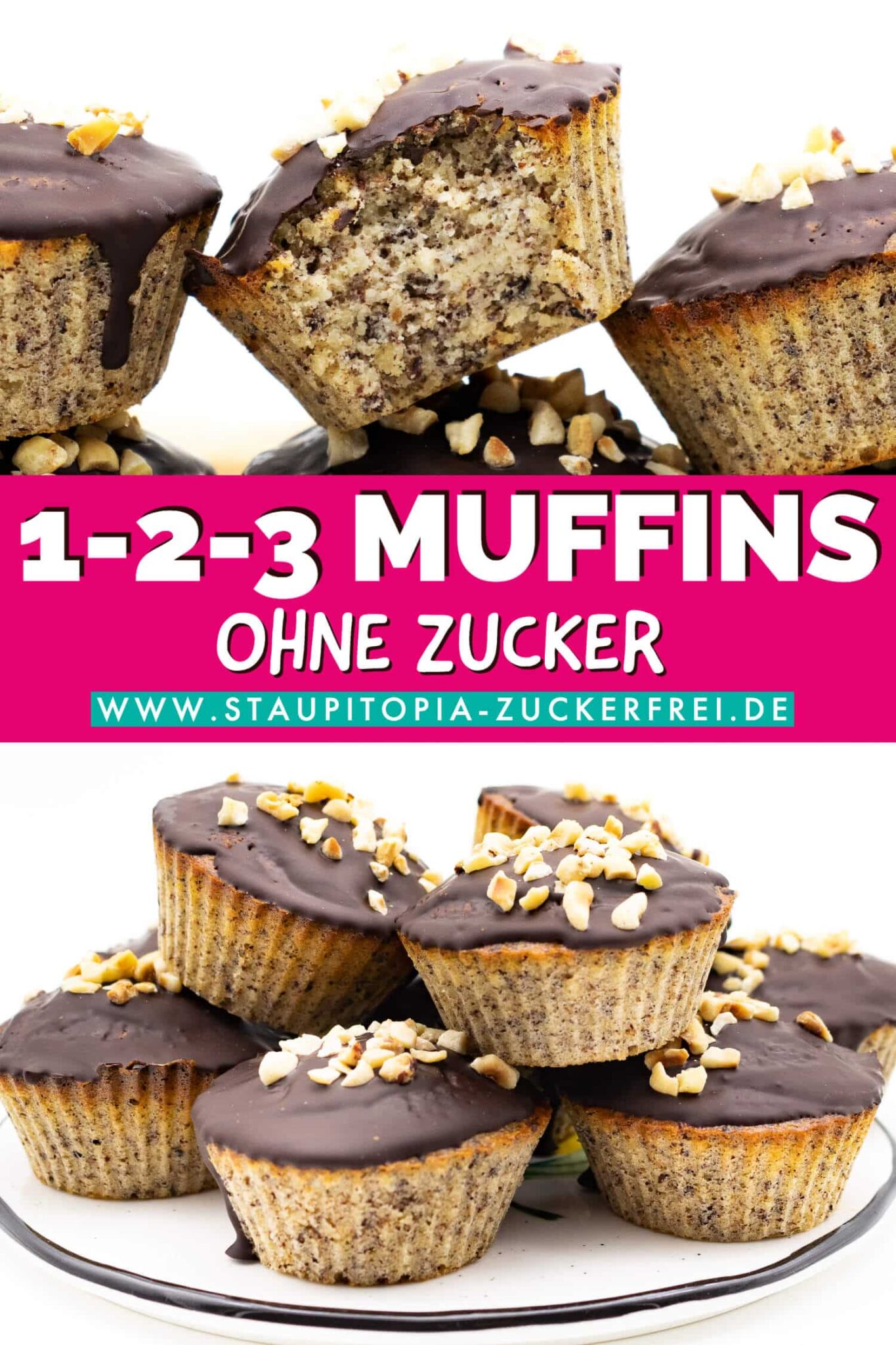 123 Muffins ohne Zucker Staupitopia Zuckerfrei