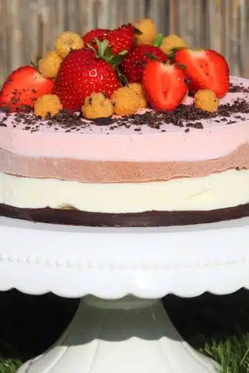 Eistorte ohne Zucker selber machen schnelles Rezept