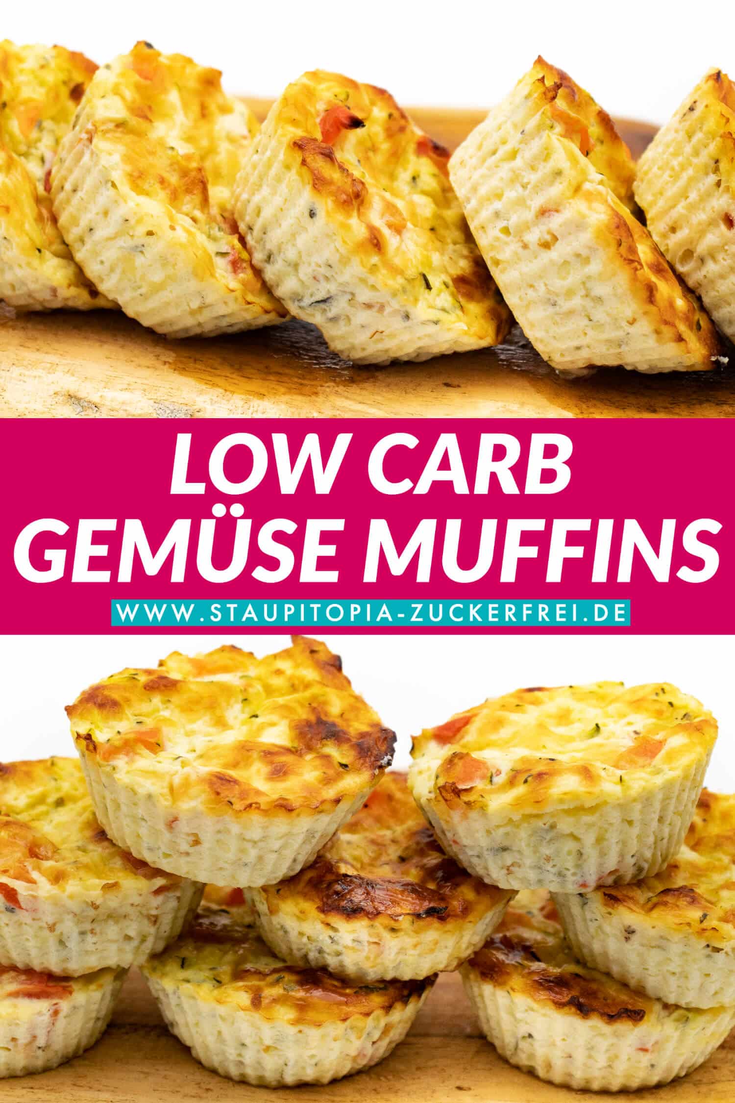 Low Carb Gemüse Muffins Rezept ohne Mehl