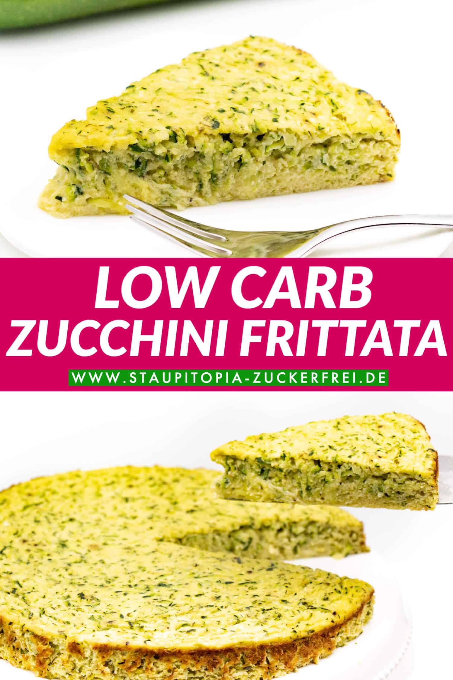 Low Carb Zucchini Frittata Rezept ohne Mehl