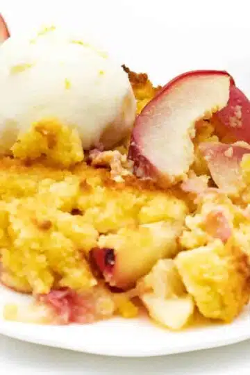 Pfirsich Cobbler ohne Zucker Rezept