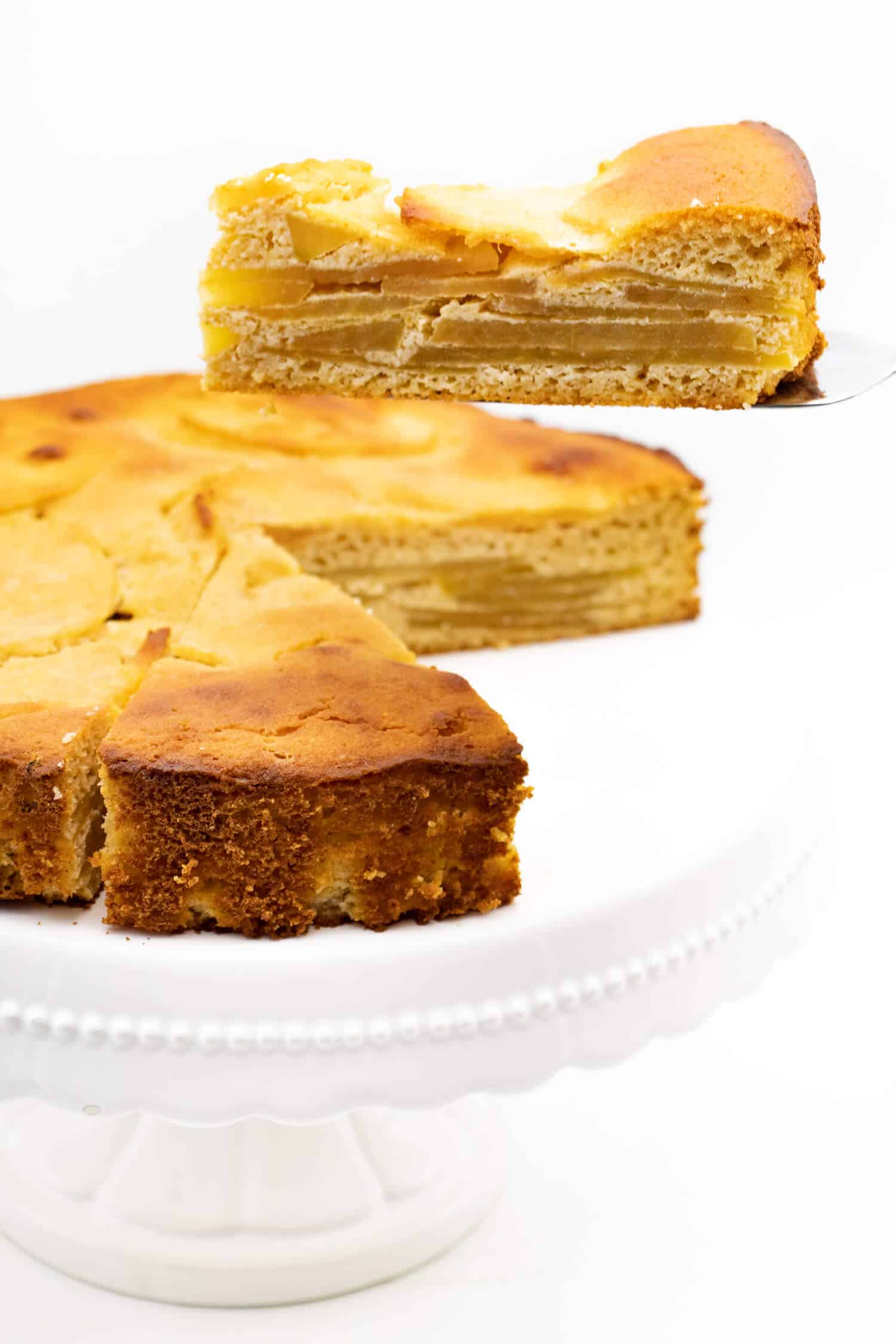 Apfelkuchen ohne Mehl und Zucker Rezept