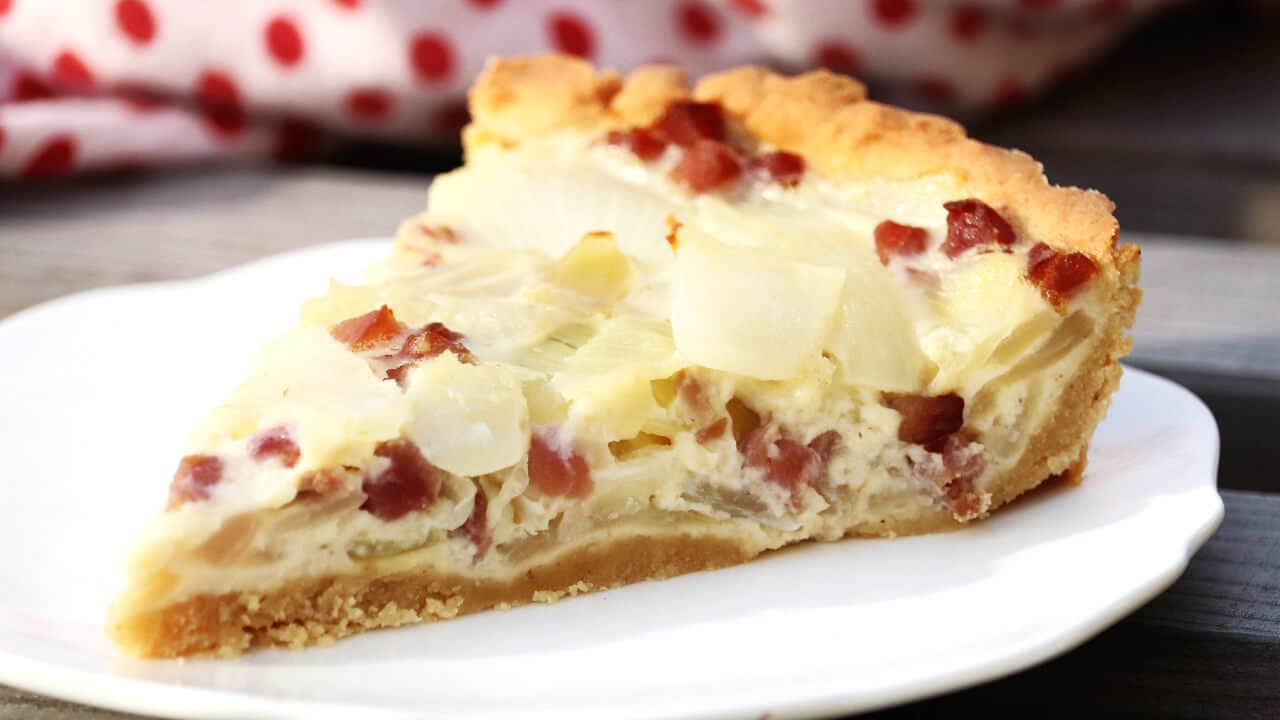 Low Carb Zwiebelkuchen ohne Mehl Rezept