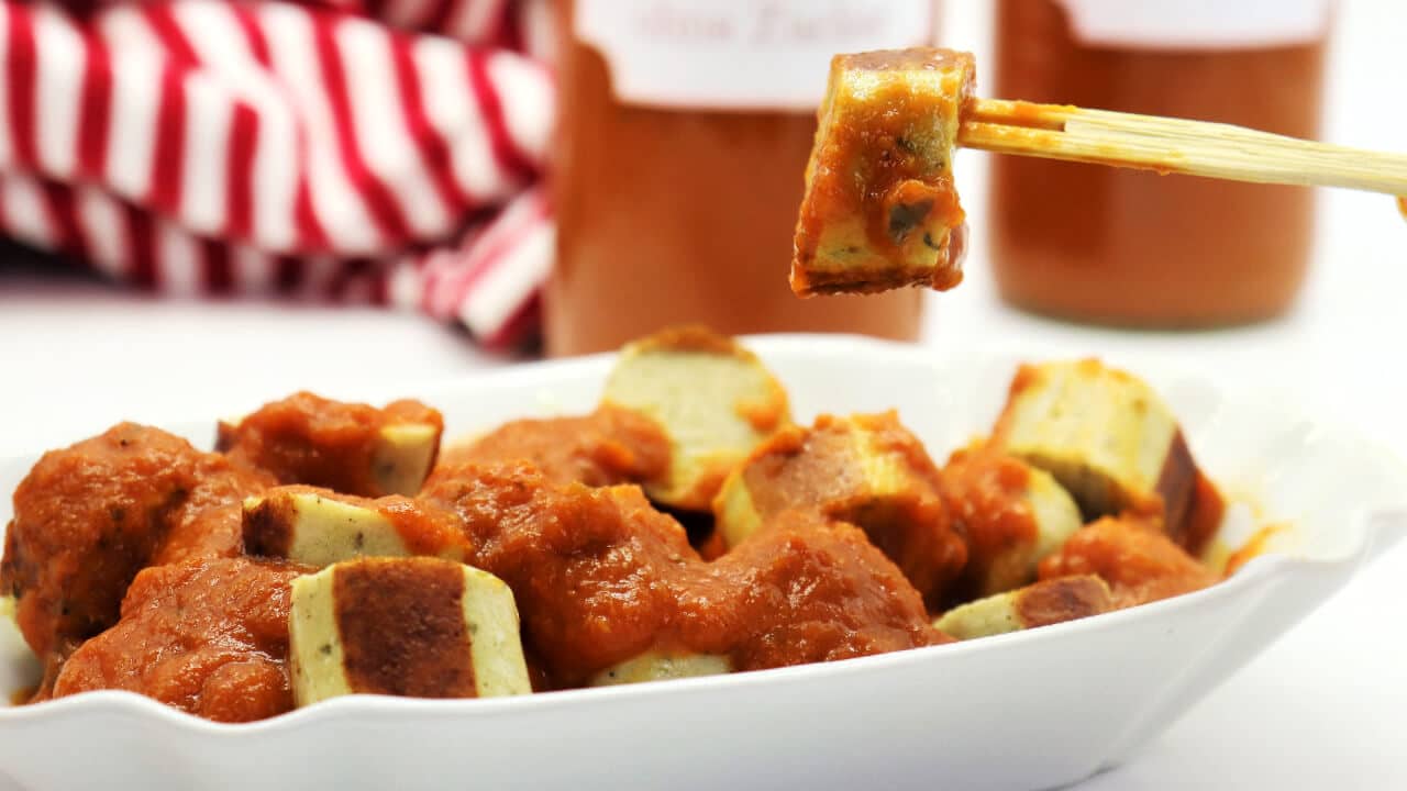 Low Carb Currywurst selber machen gesundes Rezept