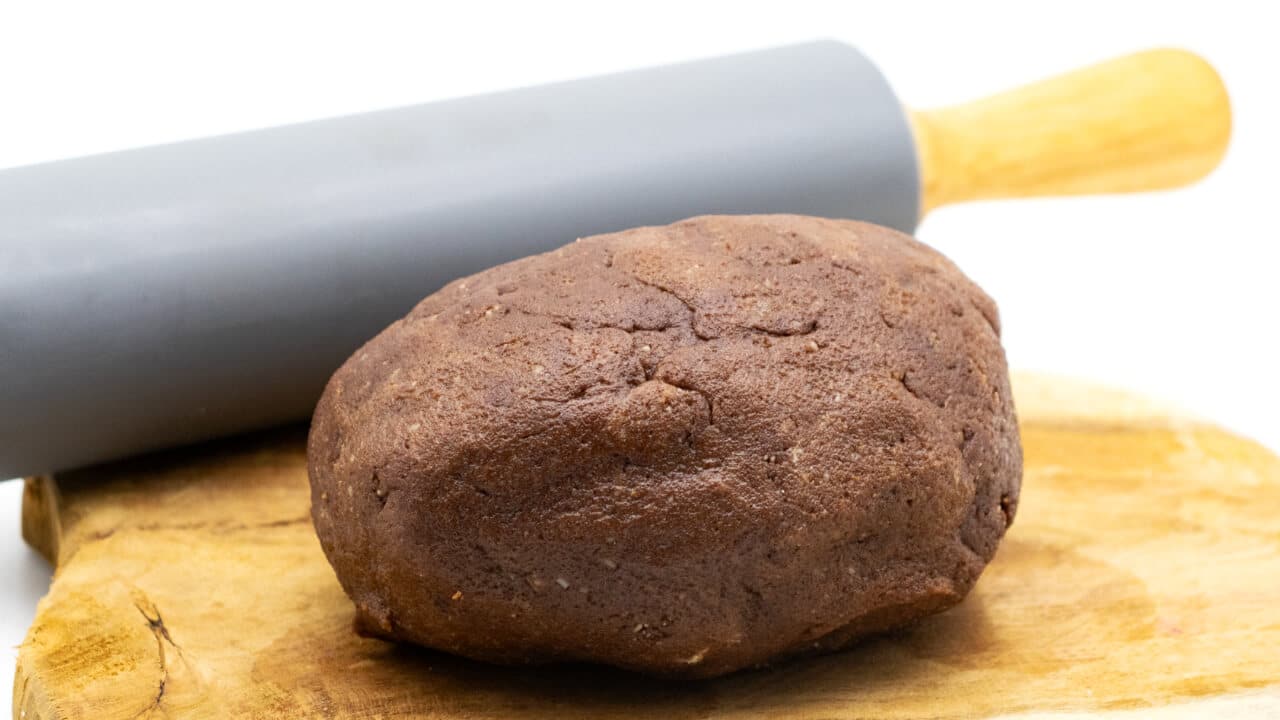 Schoko Mürbeteig ohne Zucker und Mehl Rezept