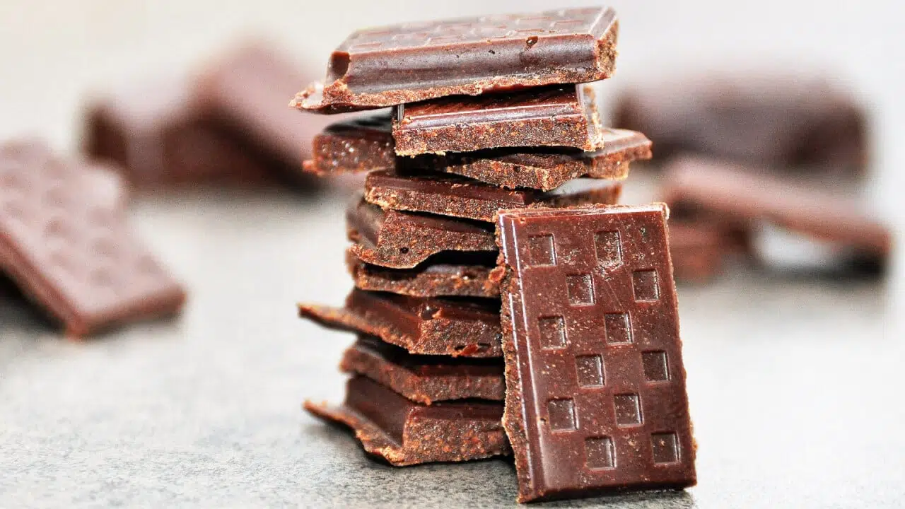 Zartbitterschokolade ohne Zucker Rezept aus 3 Zutaten