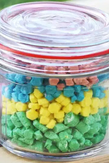 Zuckerstreusel selber machen ohne Zucker mit Erythrit