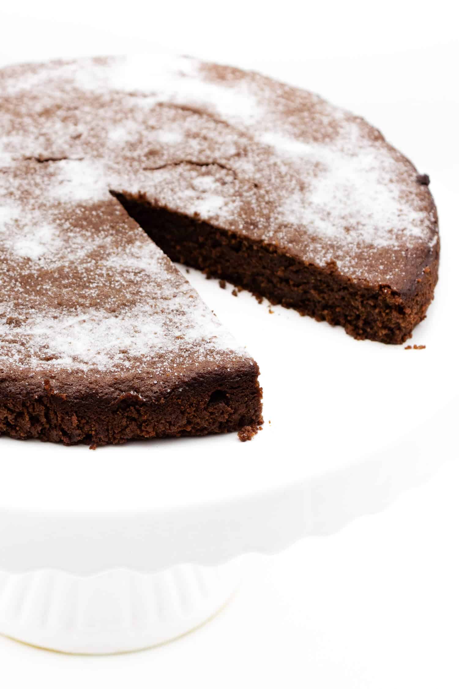 Einfacher Schokoladenkuchen ohne Mehl