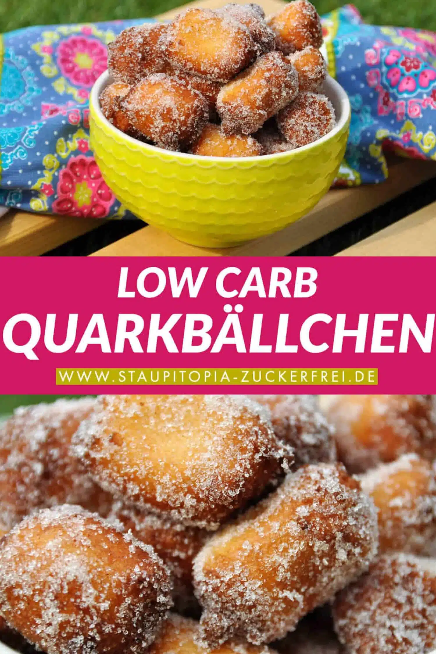 Low Carb Quarkbällchen Rezept ohne Zucker