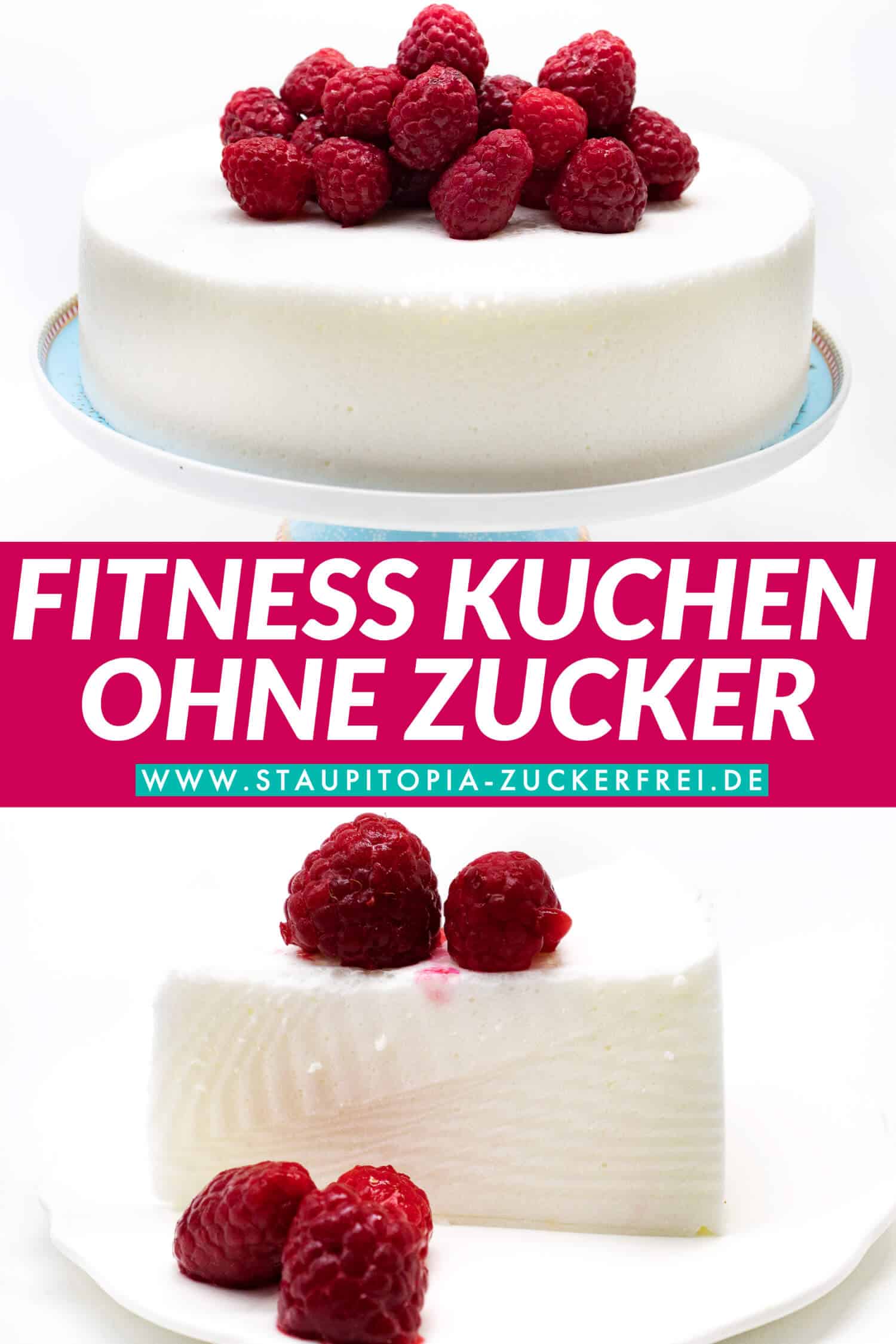 Fitness Kuchen ohne Zucker mit Quark Rezept