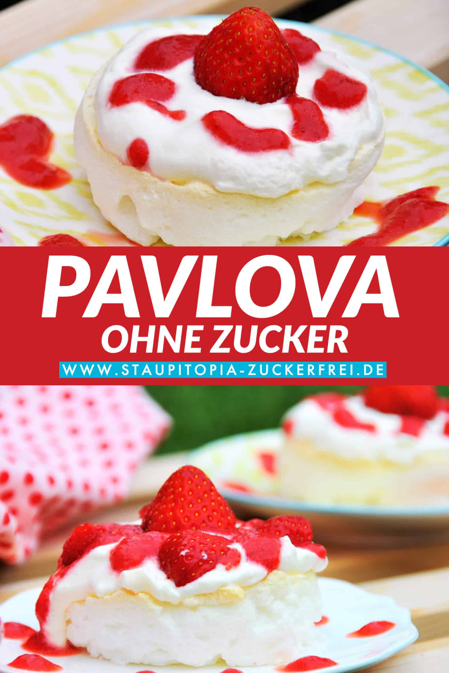 Mini Pavlova ohne Zucker Rezept Low Carb