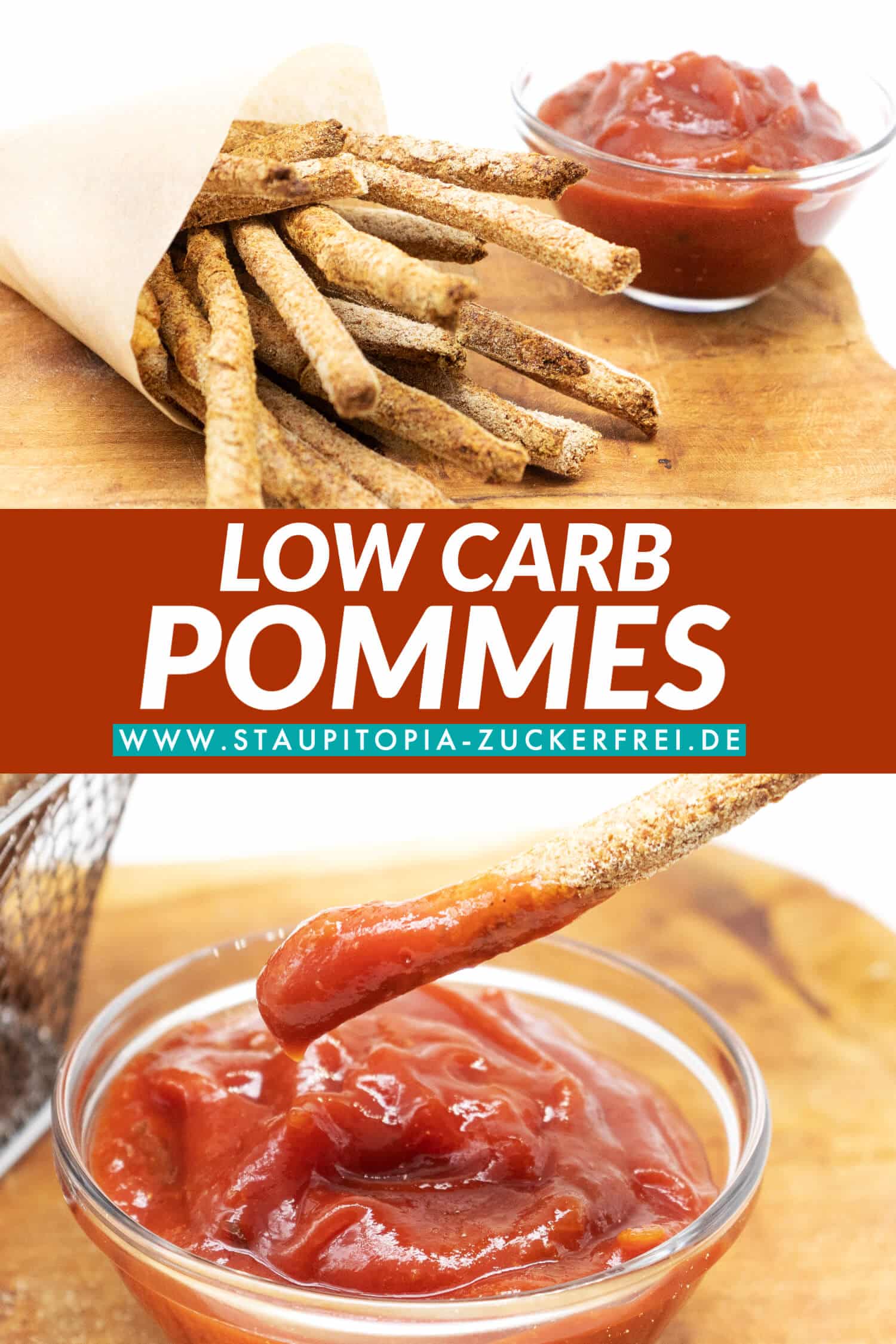 Low Carb Pommes Keto Rezept ohne Kohlenhydrate