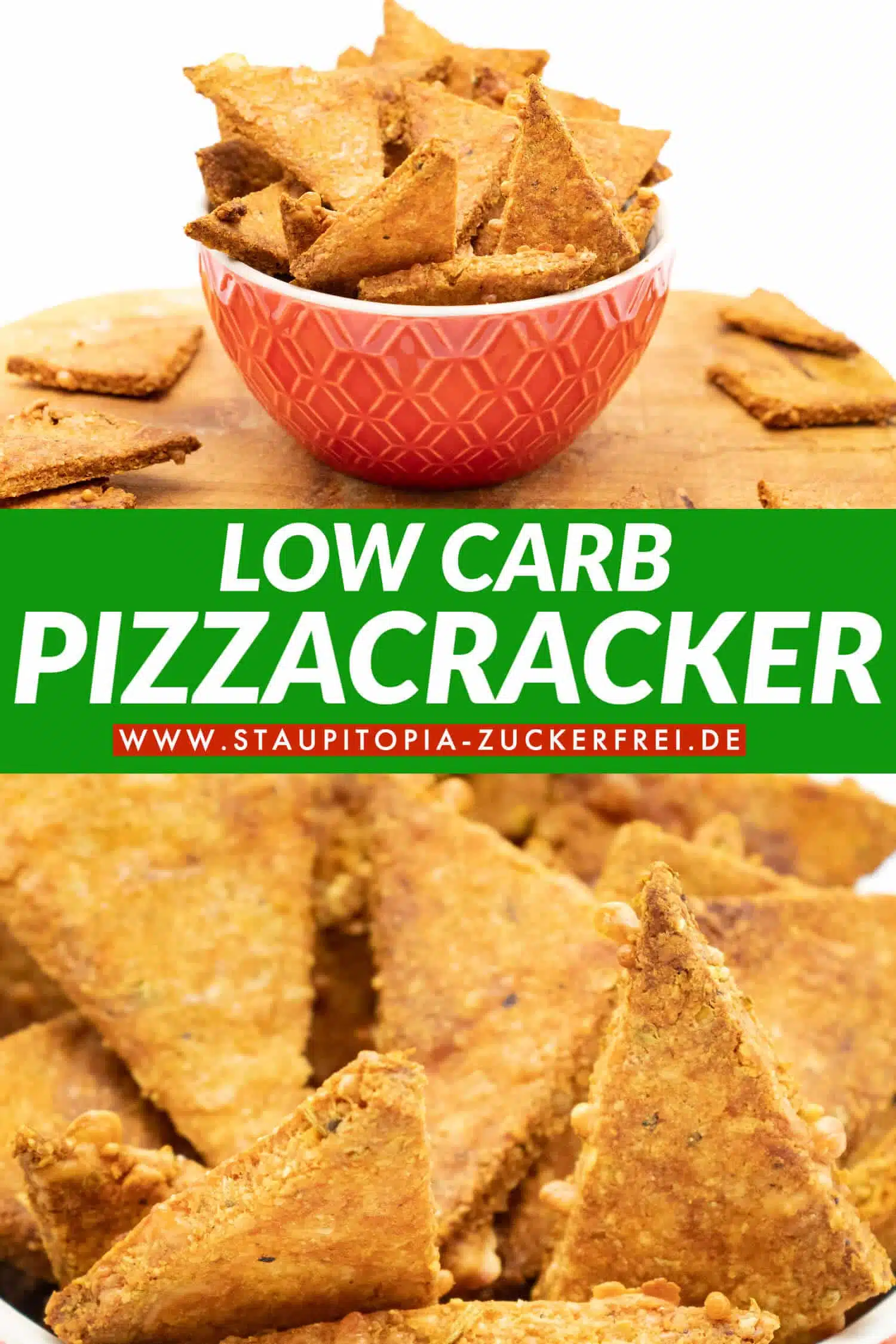 Low Carb Pizza Cracker backen ohne Mehl