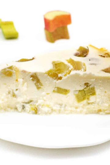 Rhabarber Käsekuchen ohne Zucker Rezept