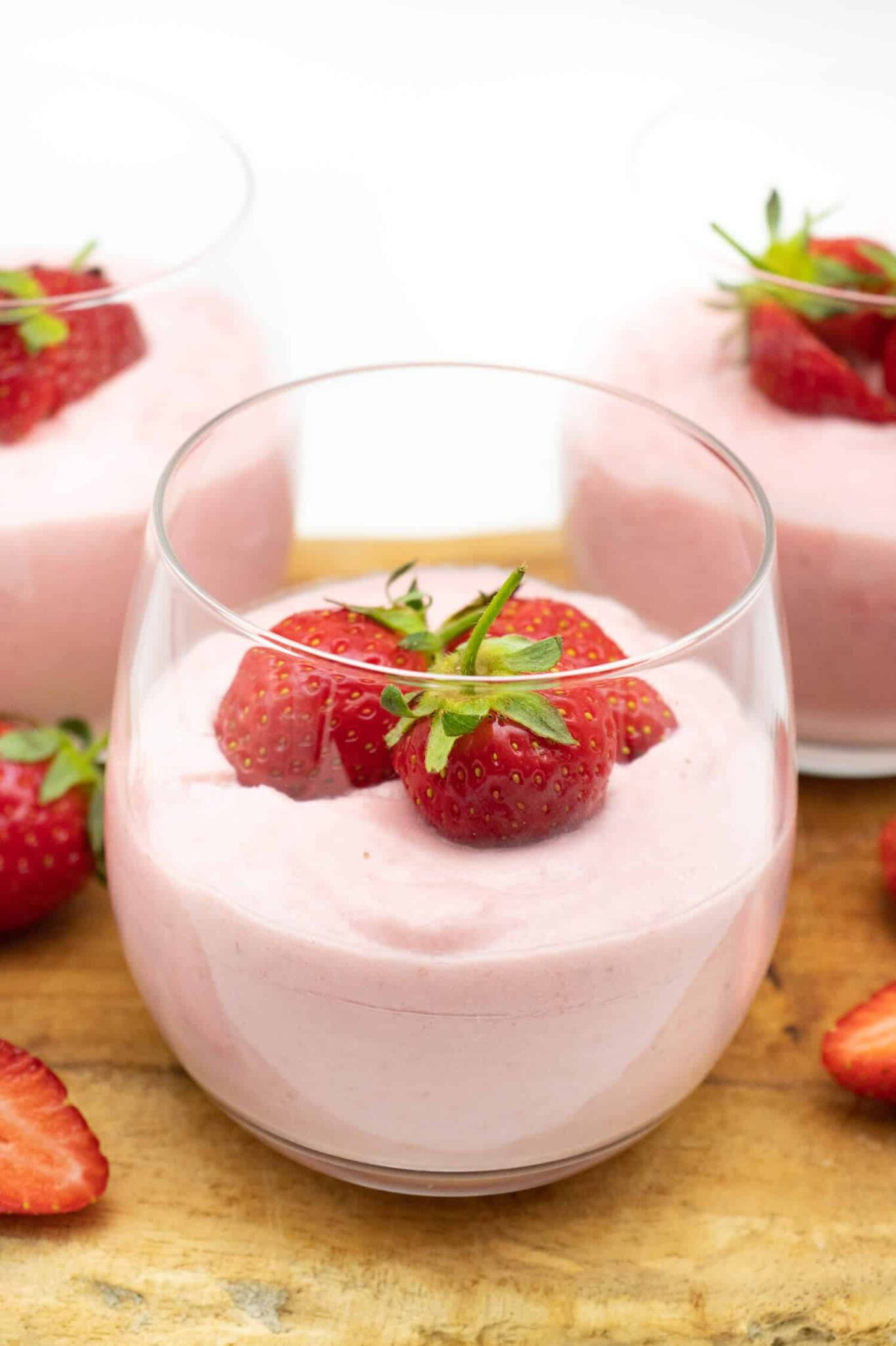 Erdbeermousse ohne Zucker - Staupitopia Zuckerfrei