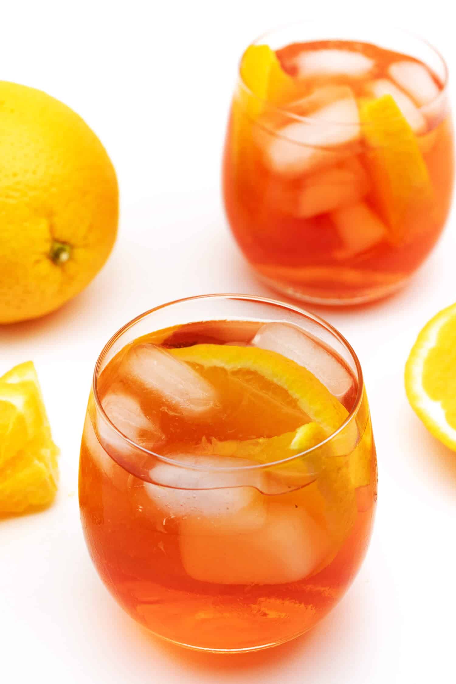 Alkoholfreier Aperol Spritz Sanbitter Rezept