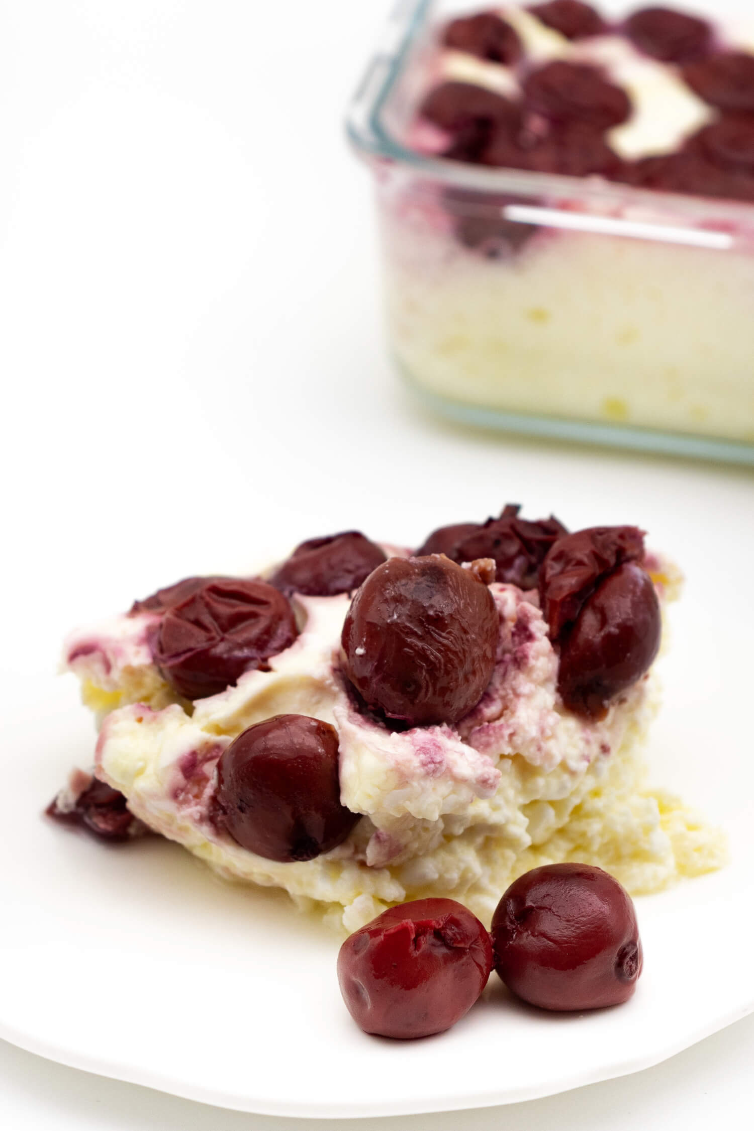 High Protein Hüttenkäse Auflauf Rezept warm und süß