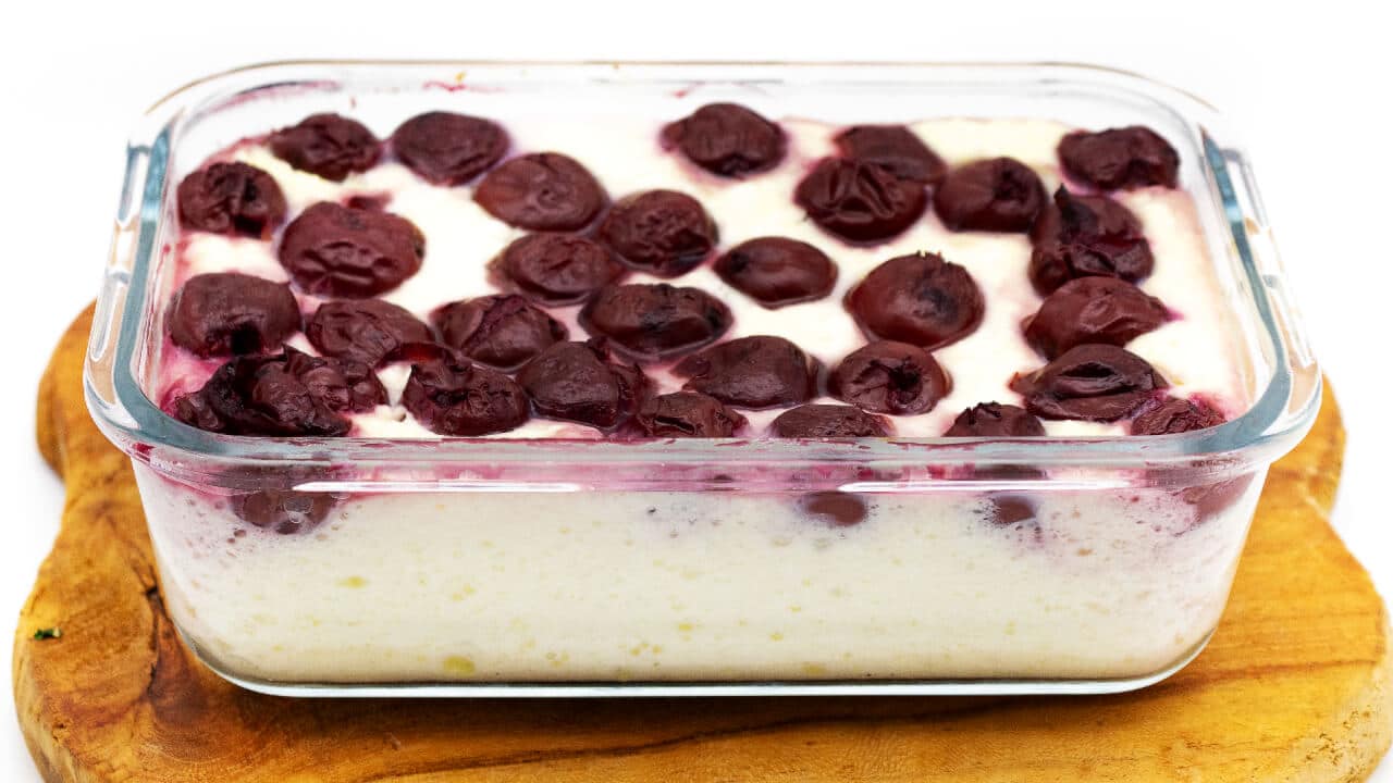 Low Carb Hüttenkäse Auflauf Rezept mit vielen Proteinen