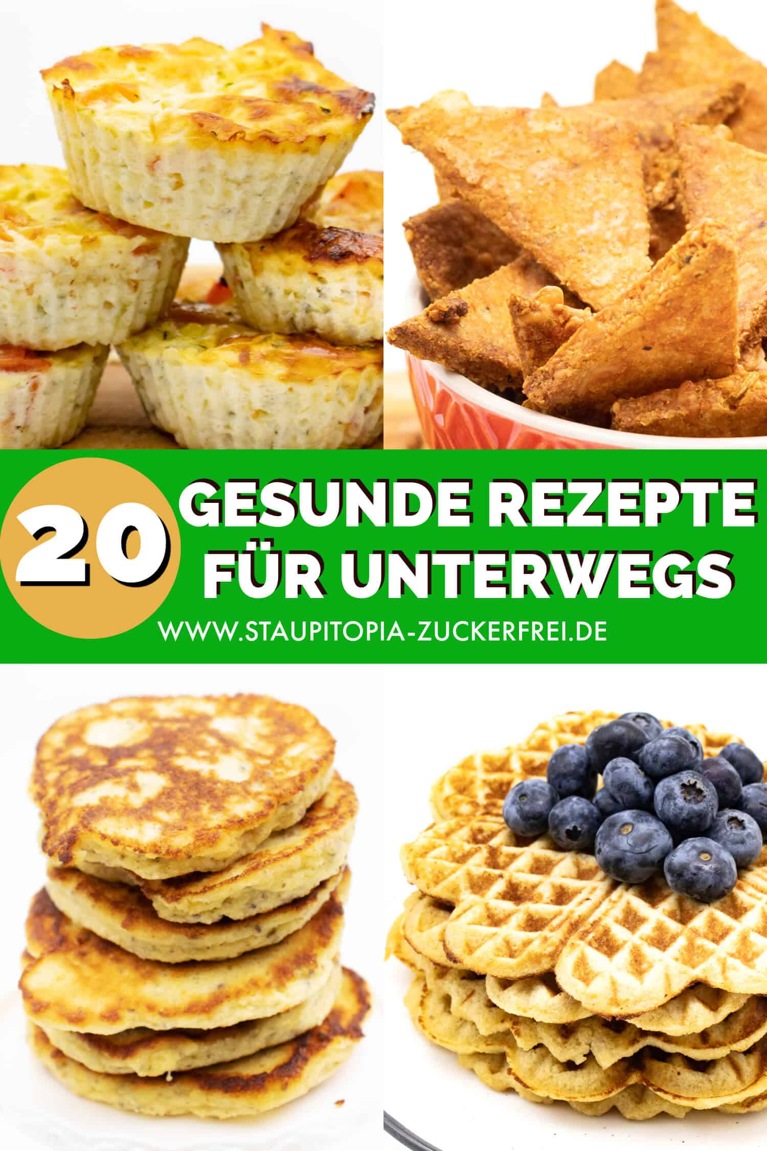 Snacks für unterwegs gesund und ohne Zucker