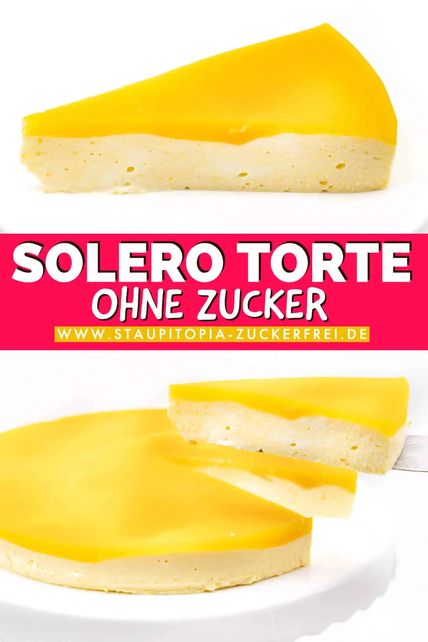 Solero Torte ohne Backen und ohne Zucker selber machen Low Carb