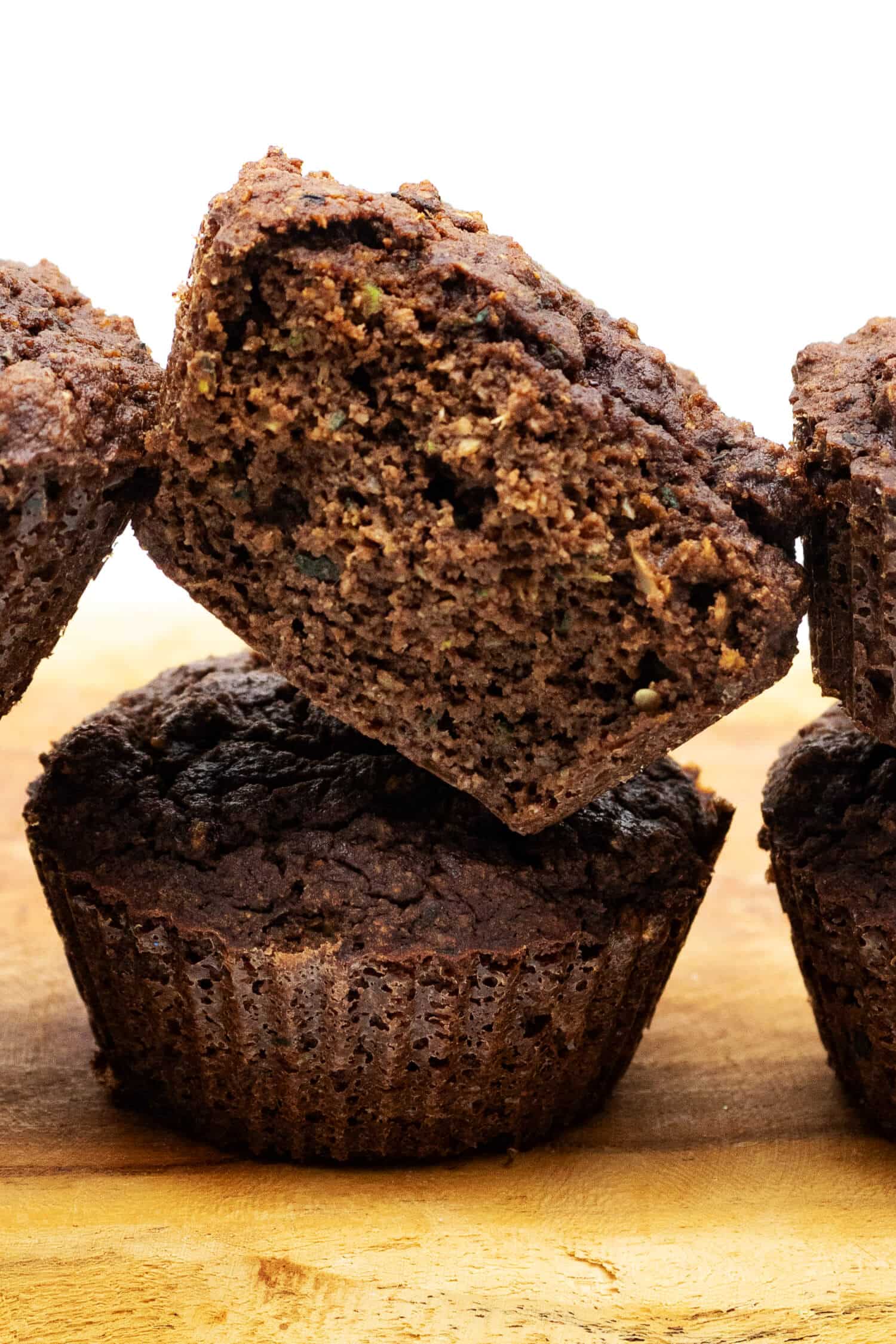 Zucchini Muffins Schoko ohne Zucker