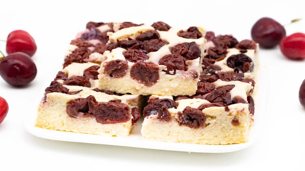 Kirsch Quarkkuchen ohne Zucker Rezept mit 500 g Quark