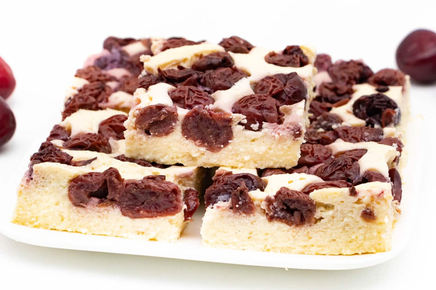 Kirsch Quarkkuchen ohne Zucker Rezept
