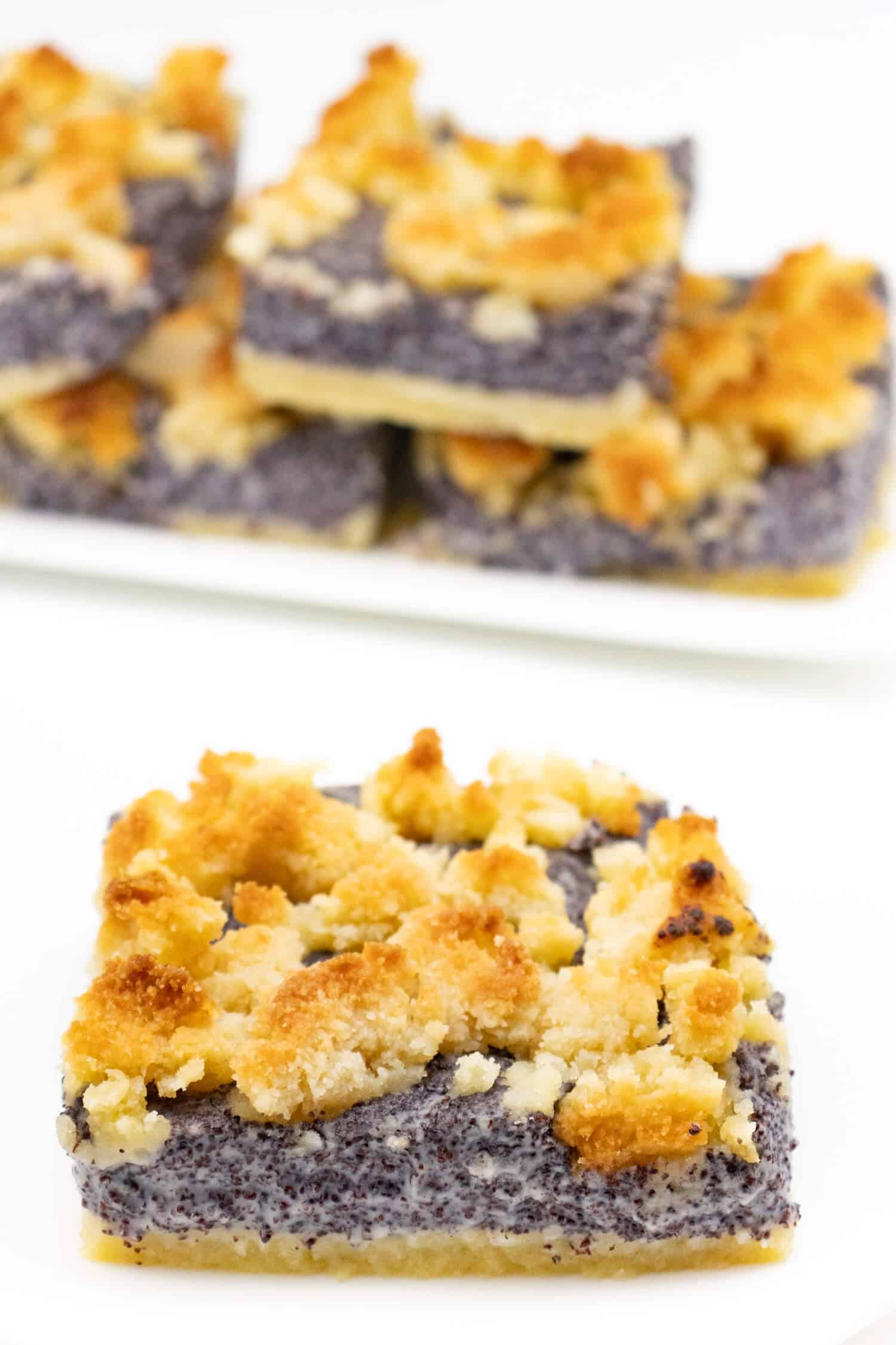 Mohn Blechkuchen mit Streusel Rezept einfach