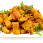 Pikanter Hokkaido Kürbis aus dem Backofen Rezept Low Carb