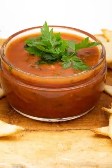 Salsa Dip selber machen aus frischen Tomaten gesund und Low Carb