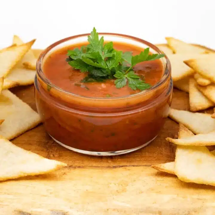 Salsa Dip selber machen aus frischen Tomaten gesund und Low Carb