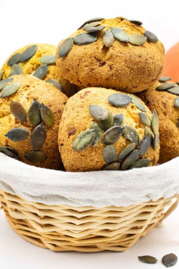 Low Carb Kürbisbrötchen Rezept