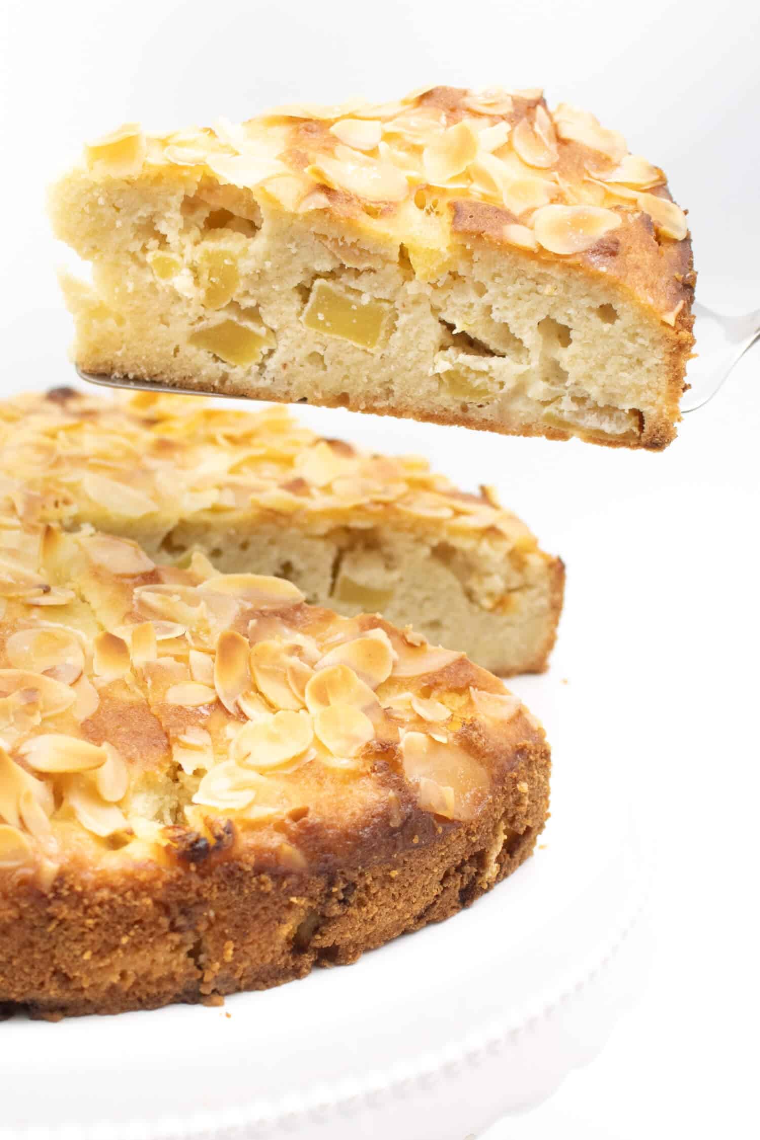 Schneller Apfel Mandel Kuchen ohne Zucker