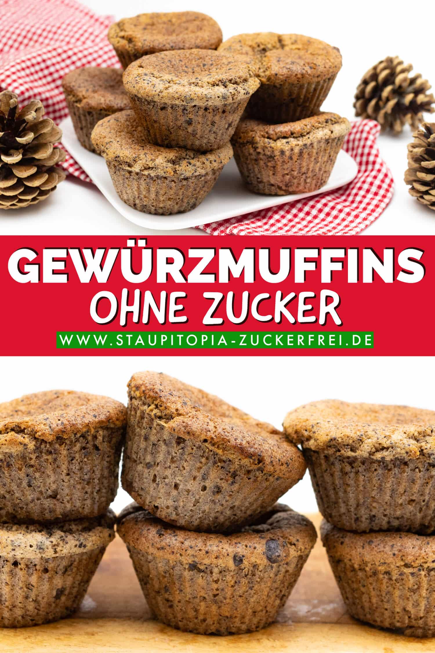 Low Carb Gewürzmuffins ohne Zucker Rezept