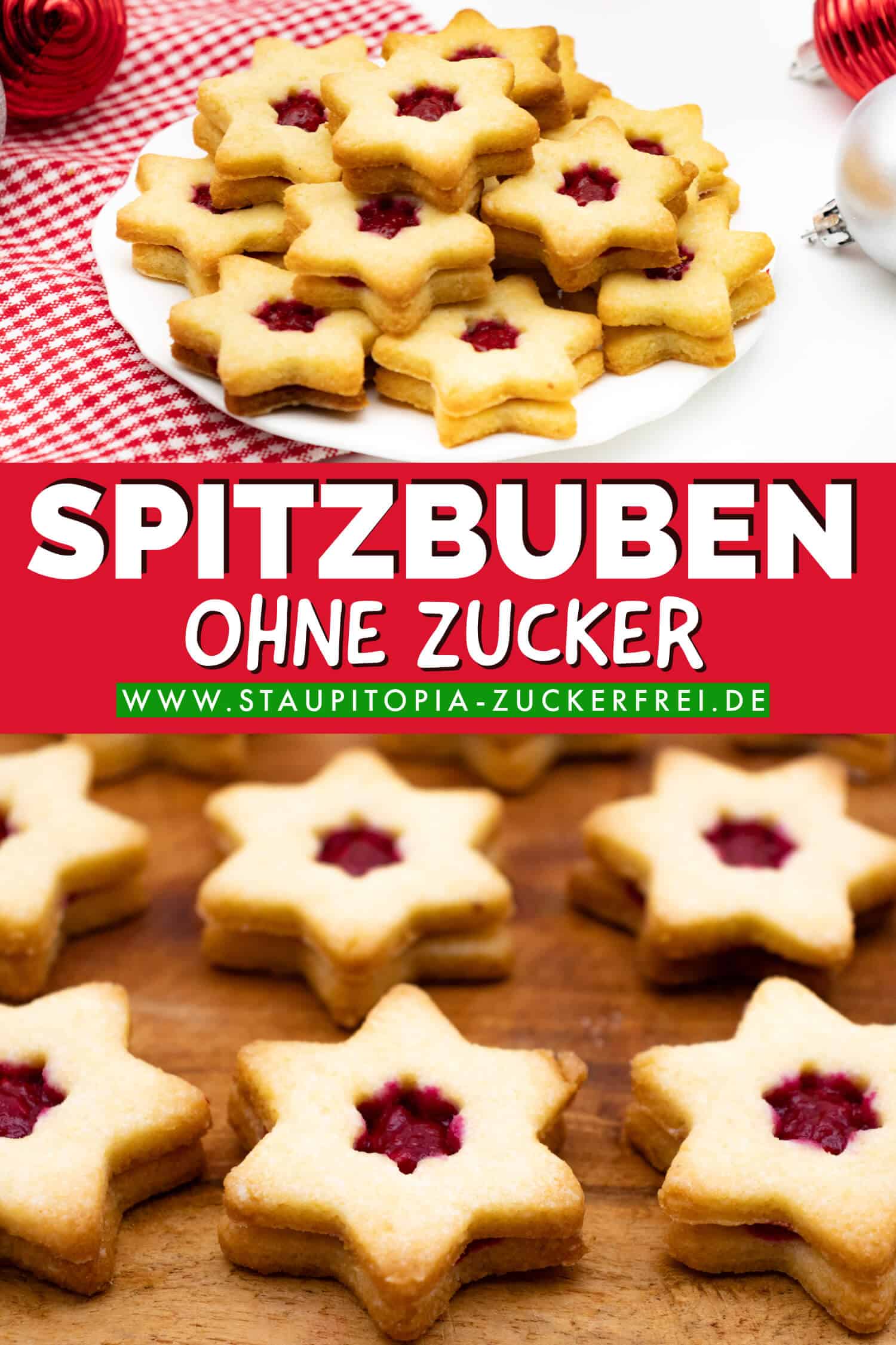 Low Carb Spitzbuben ohne Zucker Rezept