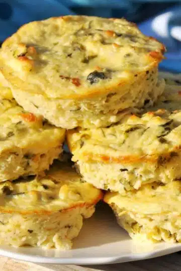 Low Carb Zucchini Feta Muffins Rezept