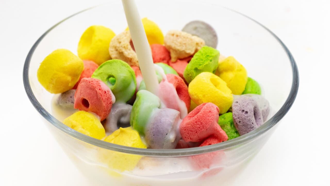 Fruit Loops Rezept für Cornflakes ohne Zucker mit wenig Kalorien