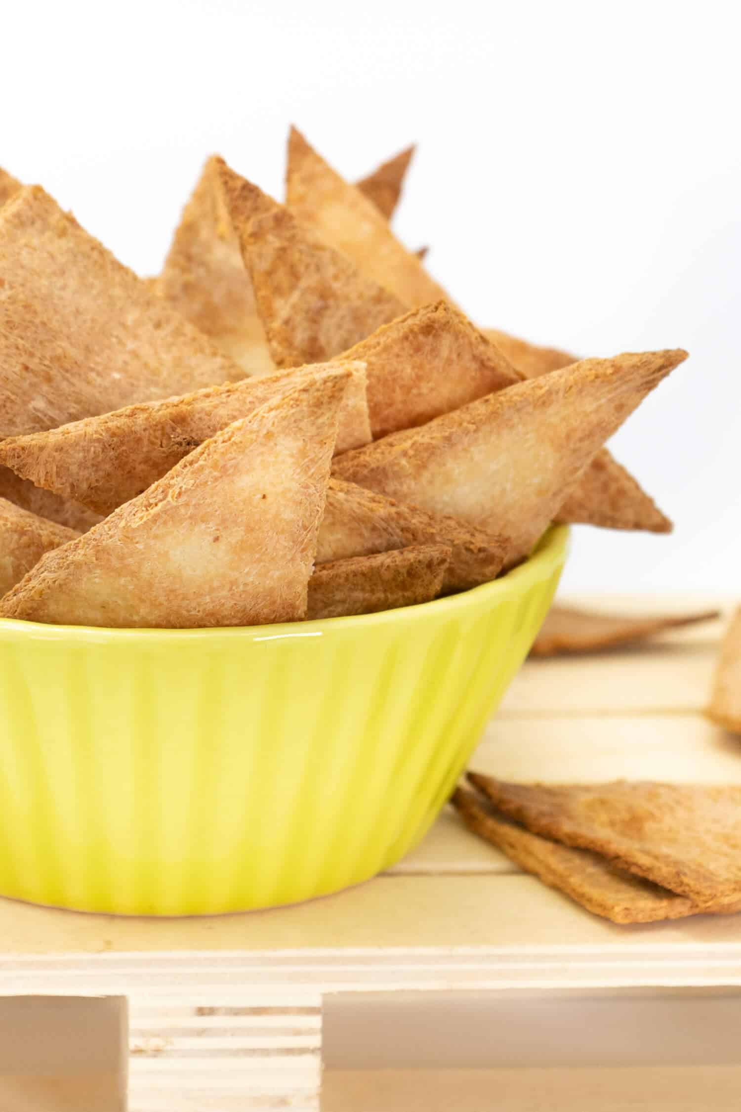 Low Carb Tortilla Chips ohne Kohlenhydrate selber machen