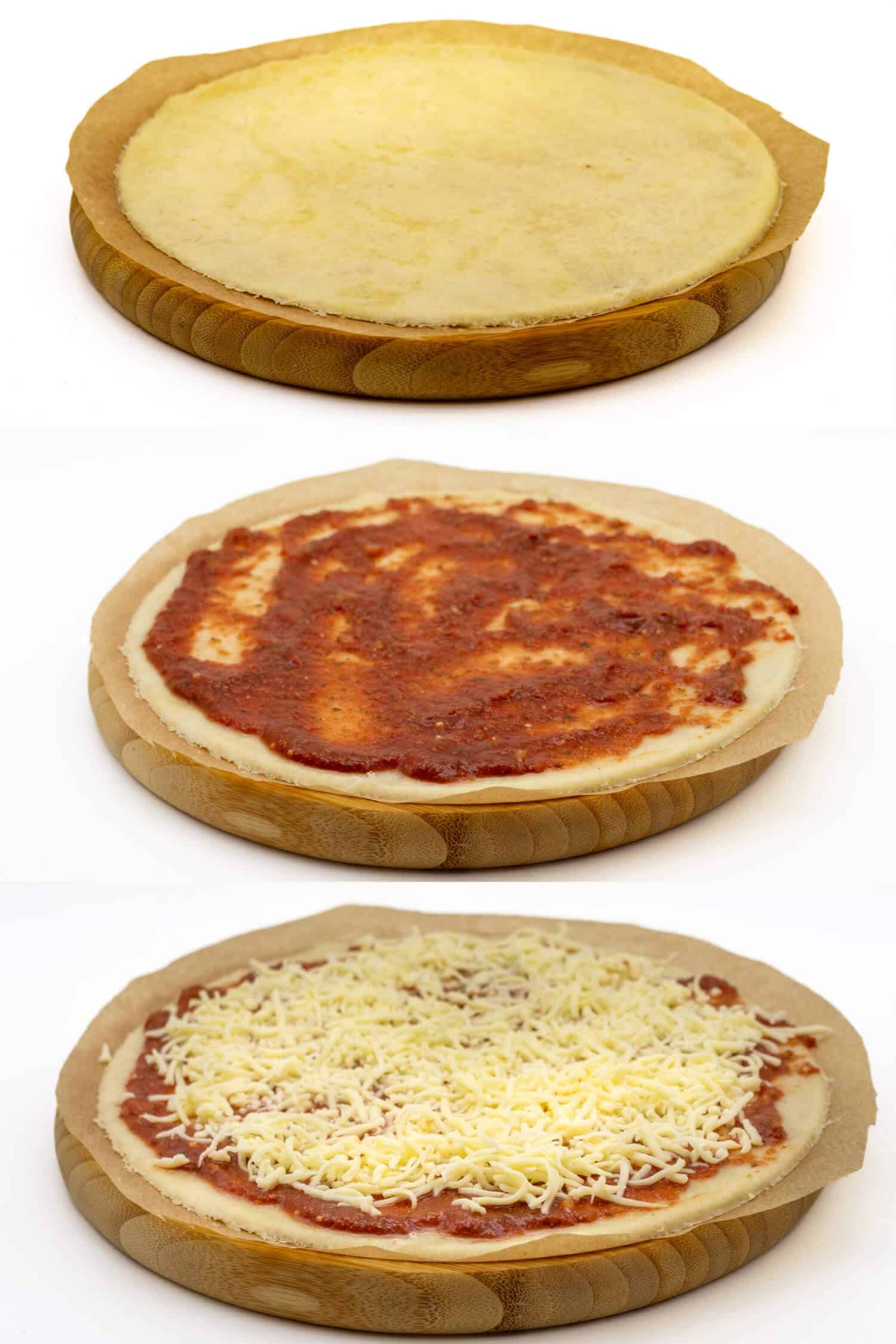 Low Carb Pizzateig selber machen einfach und schnell aus nur 2 Zutaten