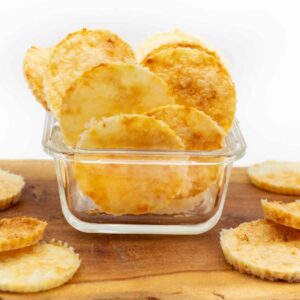 Protein Chips selber machen aus nur einer Zutat gesund und Low Carb