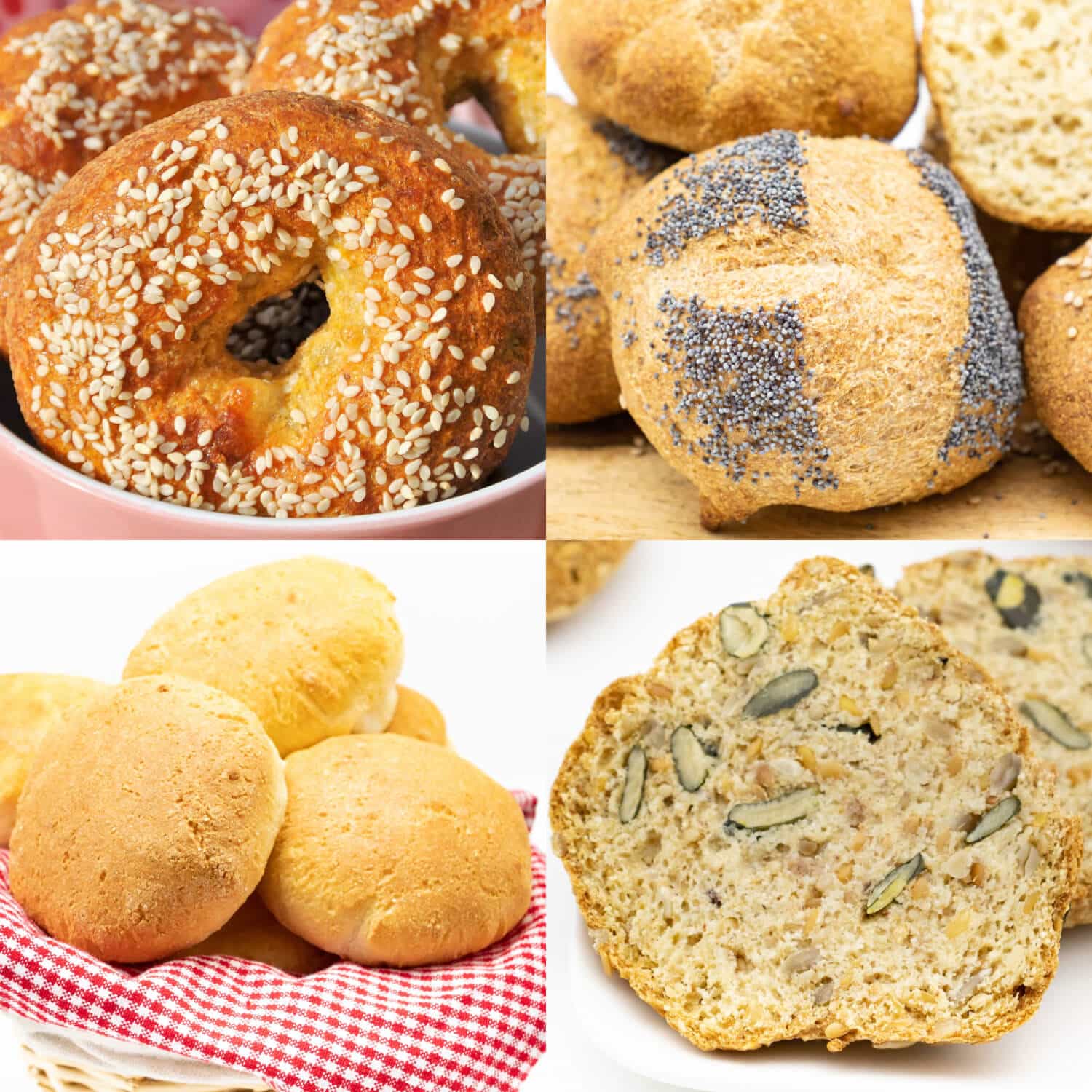 Glutenfreie Brötchen backen - 10 schnelle Rezepte - Staupitopia Zuckerfrei