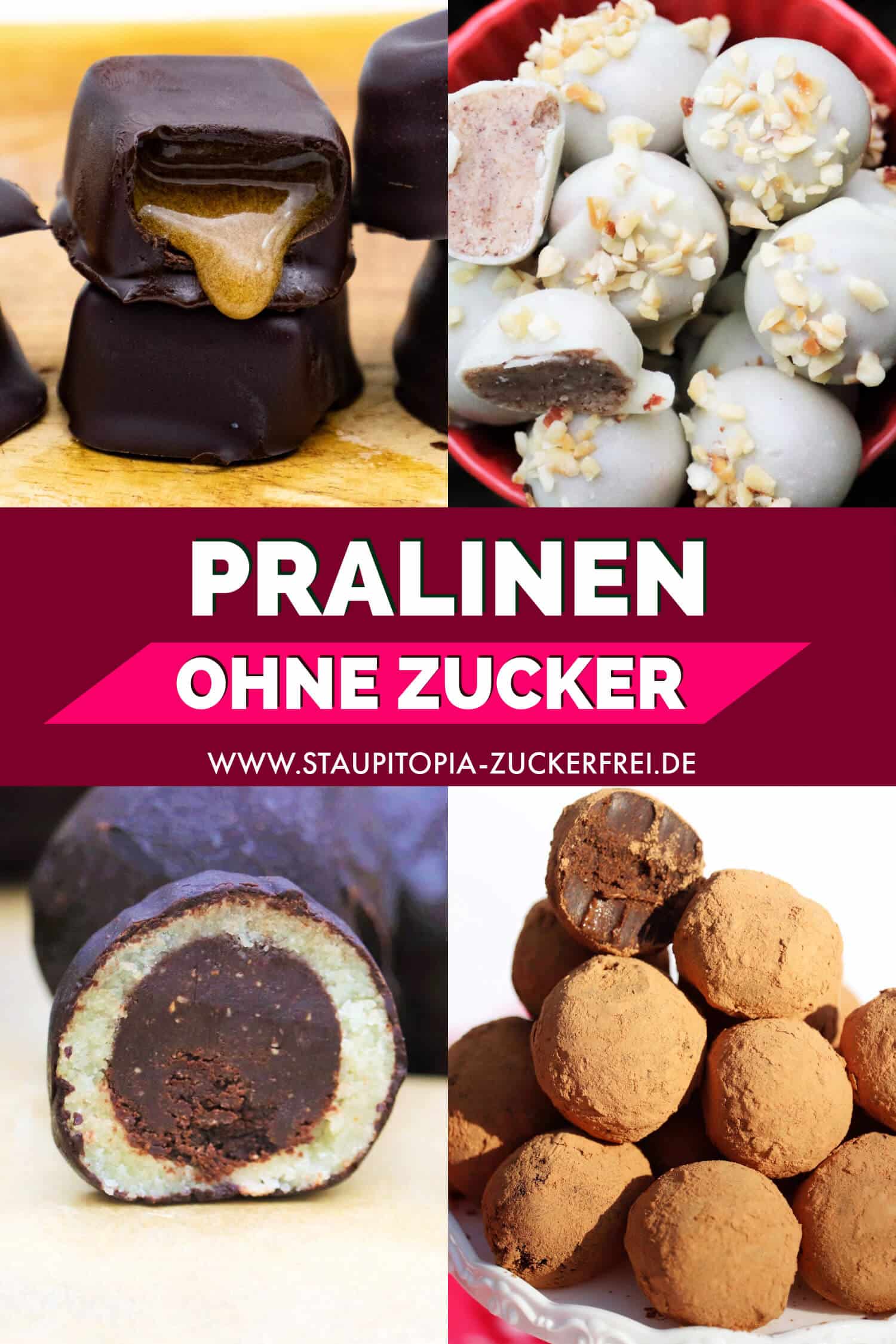 Pralinen selber machen ohne Zucker