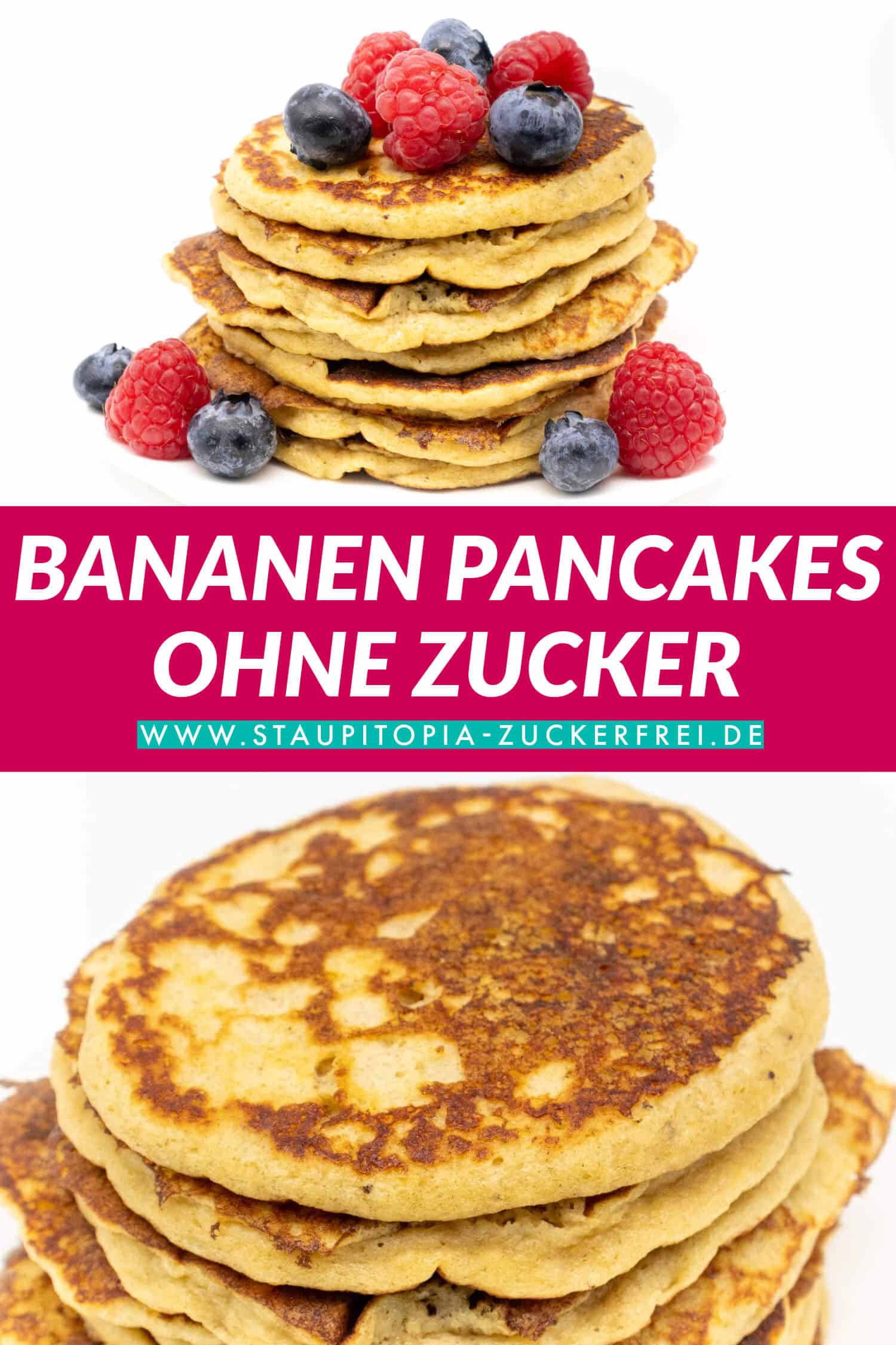 Protein Bananen Pancakes Low Carb Rezept