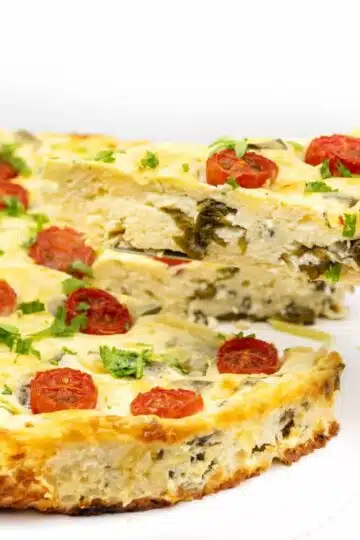Schnelle Bärlauch Quiche ohne Boden Rezept