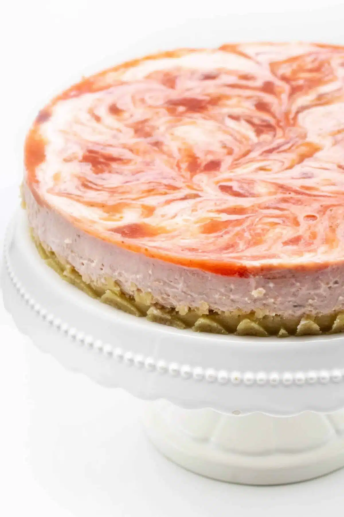 Erdbeer Rhabarber Torte mit Frischkäse