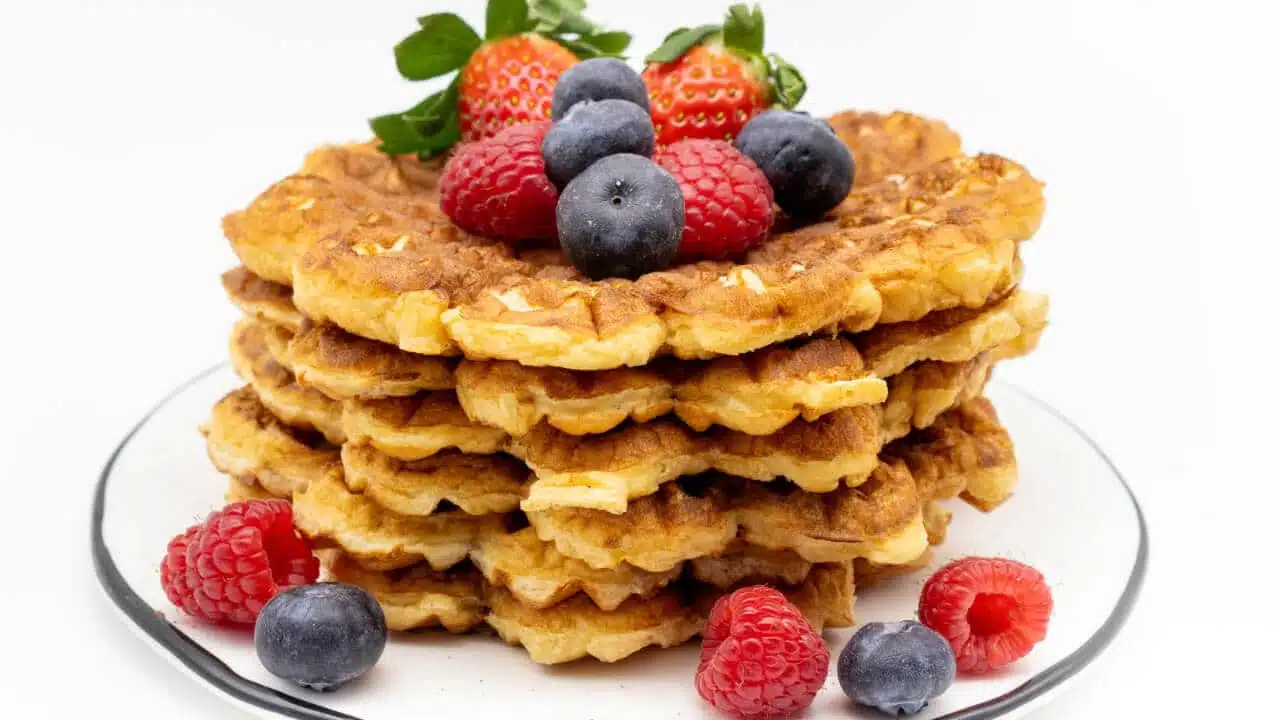 Protein Waffeln ohne Zucker Rezept mit viel Eiweiß