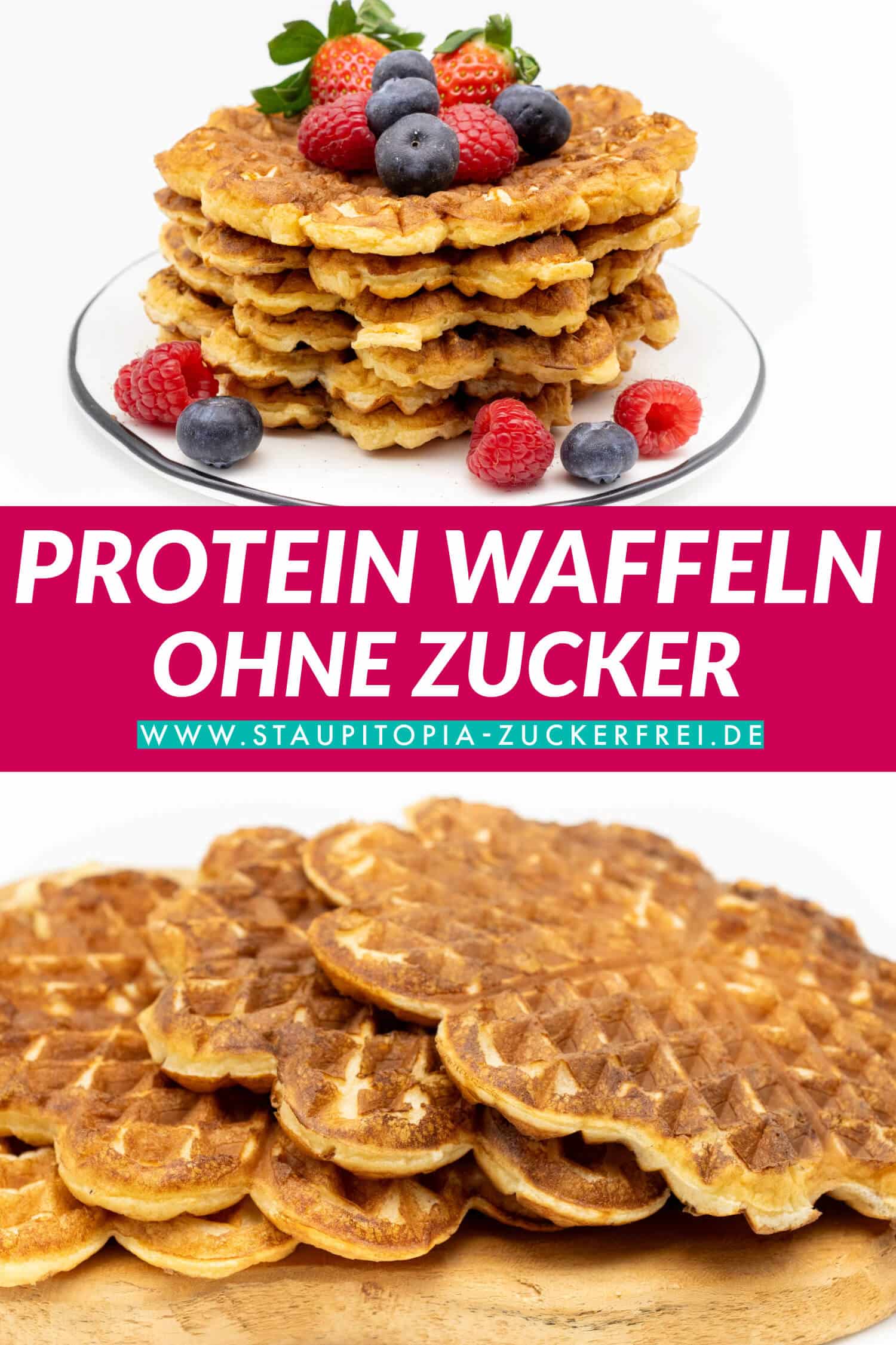 Protein Waffeln Rezept ohne Zucker